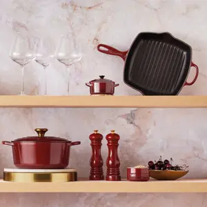 Le Creuset Signature Rhône Cast Iron Square Grillit 26cm